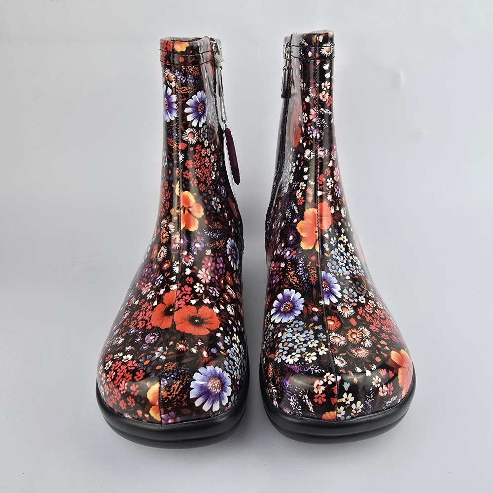 Alegria Floral Rain Boots Size 37 RAI - Picture 2 of 16